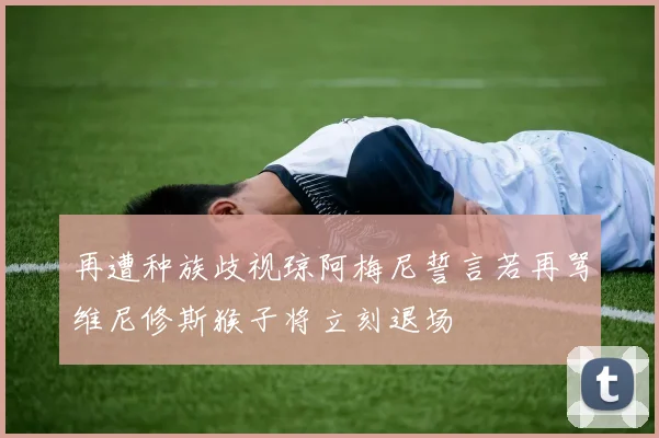 再遭种族歧视琼阿梅尼誓言若再骂维尼修斯猴子将立刻退场