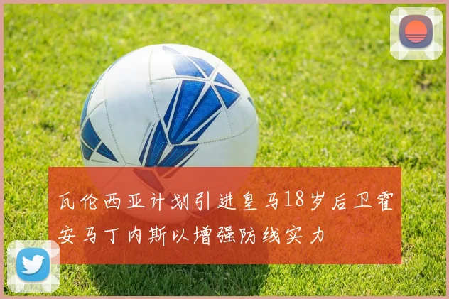 瓦伦西亚计划引进皇马18岁后卫霍安马丁内斯以增强防线实力